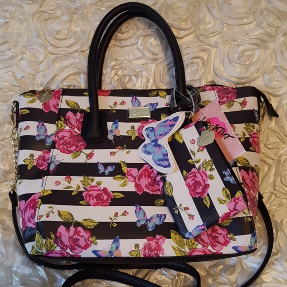 betsey johnson butterfly bag